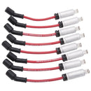 Edelbrock Spark Plug Wire Set Ls Kit w/ Metal Sleeves 99-15 50 Ohm Resistance Red Wire (Set of 8)-1