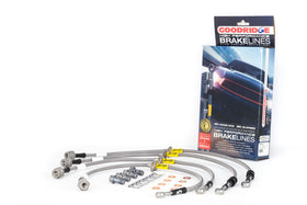 Goodridge 17-20 Honda Civic Si (Si Model Only) Stainless Steel Brake Line Kit - 0