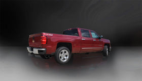 Corsa 2014-19 Sierra/Silverado 1500 Crew/Dbl / Short/Std. Bed 6.2L V8 Black Sport Single SideCB Exht - 0