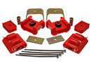 Energy Suspension 73-84 K5 Blazer 4WD Fullsize Red Complete Motor & Trans Mount Set Zinc Finish-2