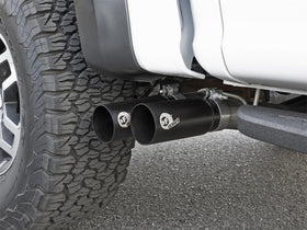 aFe POWER Rebel Series 3in 409 SS Cat Back Exhaust w/ Black Tips 17 Ford F-150 Raptor V6-3.5L - 0