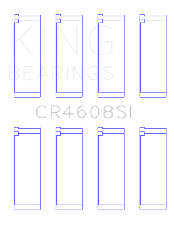 King Engine Bearings Toyota 2ZZ-GE Connecting Rod Bearing Set (Set of 4) - Size STD