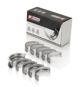 King Engine Bearings Mini W10B16A/W11B16A Silicon Bi-Metal Aluminum Main Bearing Set - Size STD - 0