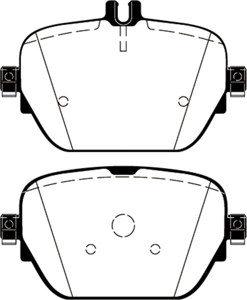 EBC 2019+ Mercedes-Benz CLS53 AMG (C257) 3.0L Turbo Yellowstuff Rear Brake Pads - 0