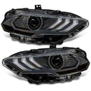 Oracle Lighting 18-23 Ford Mustang Dynamic ColorSHIFT LED Headlights - Black Series-33