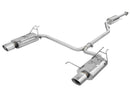 aFe Takeda Exhaust 2.25in to 2in Dia 304SS Cat-Back w/Polished Tips 08-12 Honda Accord Coupe V6 3.5L-1