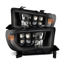 AlphaRex 07-13 Toyota Tundra NOVA LED Proj Headlights Alpha-Black w/Activ Light/Seq Signal/DRL-1