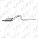 MBRP 05-09 Ford Shelby GT500 / GT Dual Split Rear Street Version 4in Tips T409 Exhaust System-3