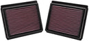 K&N Replacement Air Filter INFINITI M35 3.5L V6; 09-10 (2 PER BOX)-4