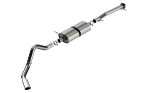 Borla 20-22 Chevrolet/GMC Silverado/Sierra 6.6L T-304 SS Cat-Back S-Type Exhaust - Brushed - 0