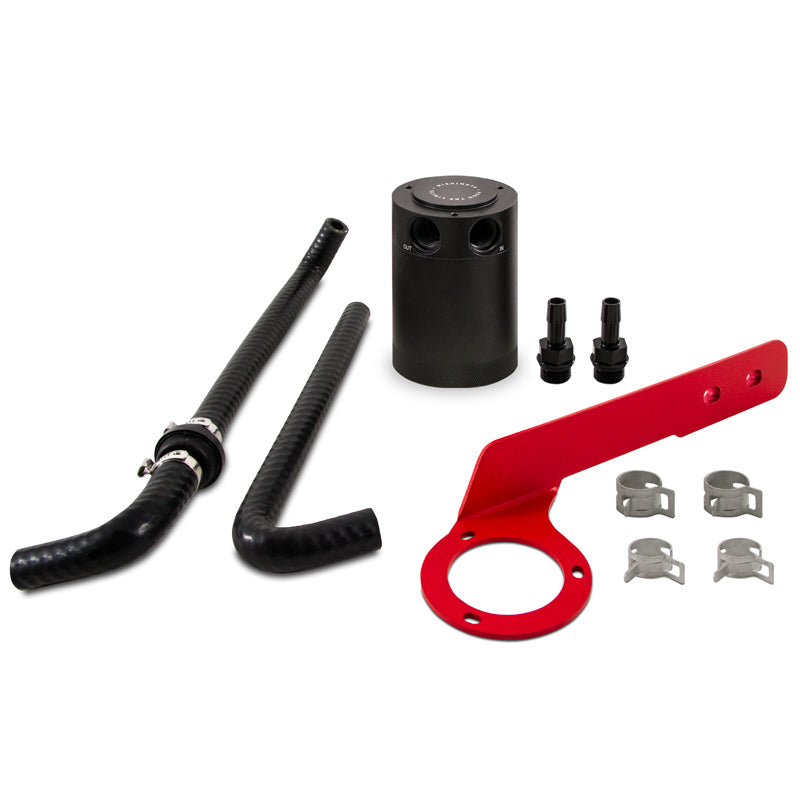 Mishimoto 2018+ Honda Accord 2.0T Baffled Oil Catch Can PCV Side - Red - 0