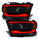 Oracle 19-21 Dodge RAM 1500 RGB+W Headlight DRL Upgrade Kit- Reflector LED Headlights - ColorSHIFT+W-10