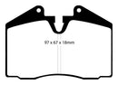EBC 89-95 Ferrari 348 3.4 Redstuff Front/Rear Brake Pads (Axle Set Only)-3