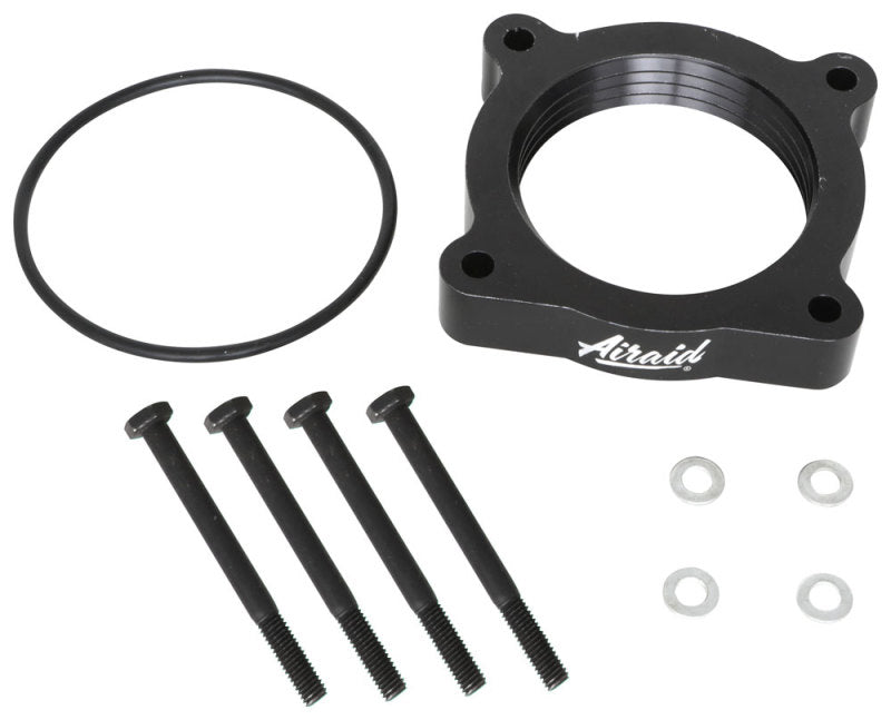 Airaid 04-13 Nissan Titan / Armada 5.6L 04-10 Infiniti QX-56 5.6L PowerAid TB Spacer- Black - 0