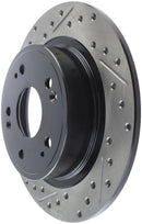 StopTech 09-10 Acura TSX / 08-10 Honda Accord Coupe/05-10 Sedan Right Rear Slotted & Drilled Rotor-11