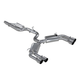 MBRP 15-18 Audi S3 304SS 3in Quad Split Rear Exit C/B System - 0