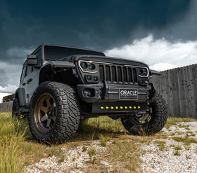 ORACLE Lighting 2019+ Jeep Wrangler JL / Gladiator JT Skid Plate w/ Integrated LED Emitters - Clear - 0