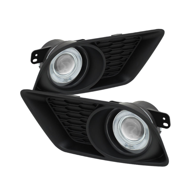 Spyder Dodge Charger 2011-2014 Halo Projector Fog Lights w/Switch Clear FL-P-DCH2011-C - 0