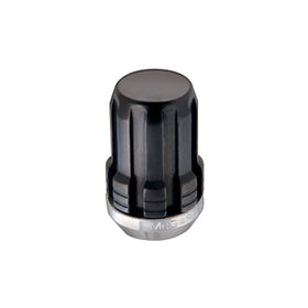 McGard SplineDrive Lug Nut (Cone Seat) M12X1.25 / 1.24in. Length (4-Pack) - Black (Req. Tool) - 0