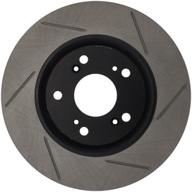 StopTech Power Slot Slotted 06-08 Honda Civic Si Front Right Rotor - 0