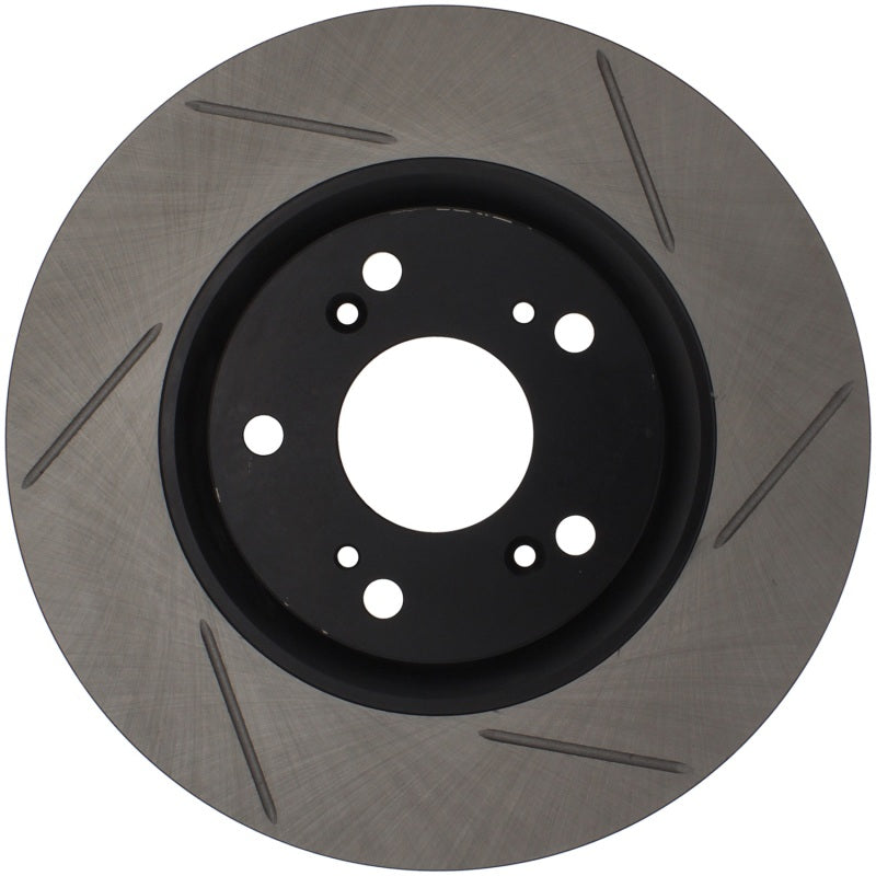 StopTech Power Slot Slotted 06-08 Honda Civic Si Front Right Rotor - 0