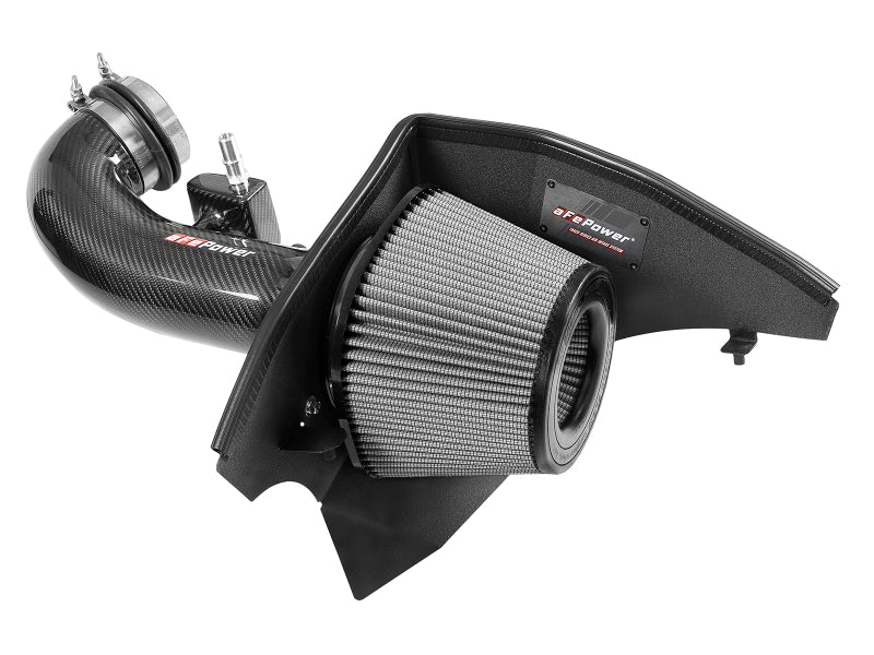 aFe 19-21 GM Trucks 5.3L/6.2L Track Series Carbon Fiber Cold Air Intake System W/ Pro Dry S Filters - 0