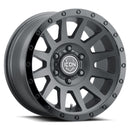 ICON Compression 18x9 6x5.5 0mm Offset 5in BS 106.1mm Bore Double Black Wheel-1