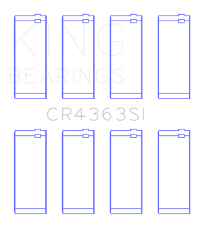 King Engine Bearings GM 134 DOHC Ecotec 2.2L Connecting Rod Bearings - (Set of 4) - 0