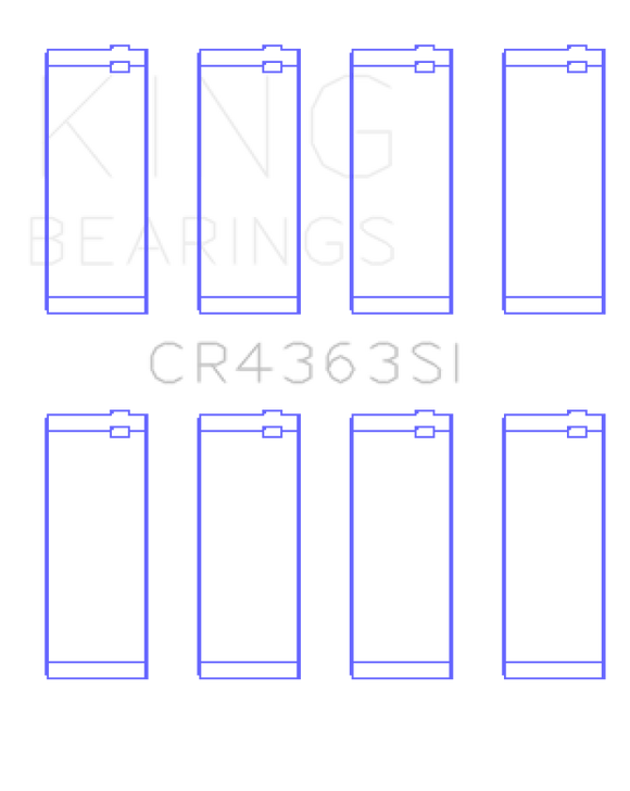 King Engine Bearings GM 134 DOHC Ecotec 2.2L Connecting Rod Bearings - (Set of 4)