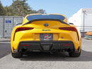 aFe POWER Takeda 2021 Toyota Supra 2.0L (t) 2.5in-3in 304 SS CB Exhaust w/ Blue Tips-3