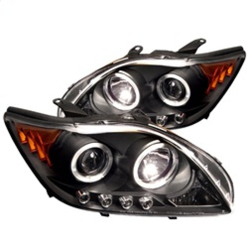 Spyder Scion TC 05-07 Projector Headlights LED Halo -Replaceable LEDs Blk PRO-YD-TTC04-HL-AM-BK - 0