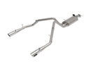 aFe Gemini XV 3in 304 SS Cat-Back Exhaust 19-21 Ram 1500 V8 5.7L Hemi w/ Polish Tips-1