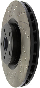 StopTech 05-10 Subaru Impreza WRX/STi Slotted & Drilled Right Front Rotor-10