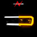 ANZO 16-22 Toyota Tacoma LED Projector Headlights w/ Light Bar Sequential Black Housing w/Initiation-4