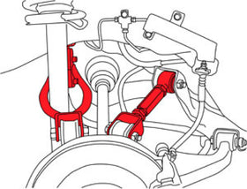 SPC Performance 89-94 Nissan 240SX/90-96 300ZX Rear Adjustable Control Arms - 0