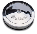 Edelbrock Air Cleaner Pro-Flo Series Round Steel Top Paper Element 14In Dia X 3 75In Dropped Base-3