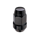 McGard Hex Lug Nut (Cone Seat Bulge Style) M14X1.5 / 22mm Hex / 1.945in. Length (4-Pack) - Black-4