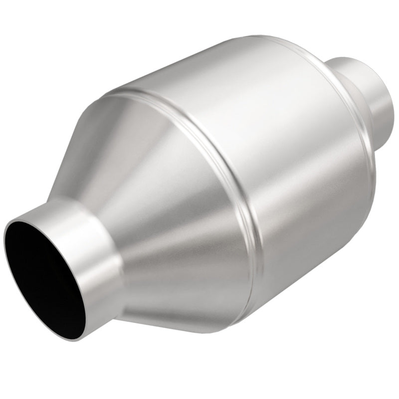 MagnaFlow Conv Univ 2.25in Inlet/Outlet Center/Center Round 3in Body L x 5in W x 8.75in Overall L - 0
