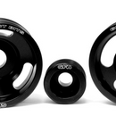 GFB 04-10 WRX/STI 3 Piece Under-Drive Pulley Kit w/ Belts (Crank Alternator & Power Steering)-3