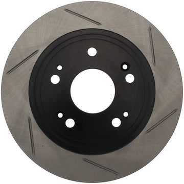 StopTech Power Slot 09-10 Acura TSX / 08-10 Honda Accord Rear Right Slotted Rotor - 0