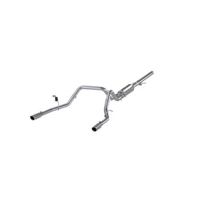 MBRP 14 Chevy/GMC 1500 Silverado/Sierra 4.3L V6/5.3L V8 Dual Split Rear T409 3in Cat Back Exhaust - 0