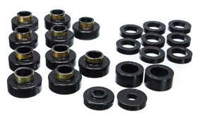 Energy Suspension CJ5-7 Body Mounts - Black - 0