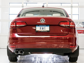 AWE Tuning 09-14 Volkswagen Jetta Mk6 1.4T Touring Edition Exhaust - Chrome Silver Tips - 0