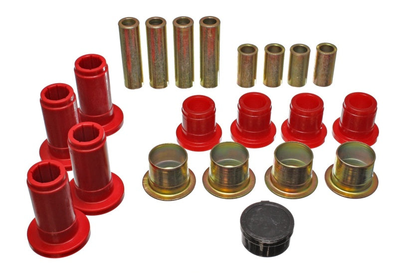 Energy Suspension 94-01 Ram 1500 / 94-02 Ram 2500/3500 2WD Red Front Control Arm Bushing Set - 0