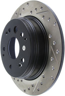 StopTech 04-08 Acura TL / 03-09 honda Element Slotted & Drilled Right Rear Rotor-8