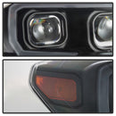 xTune Toyota Tacoma 16-18 DRL Light Bar Projector Headlights - Black PRO-JH-TTA16-LBDRL-BK-13