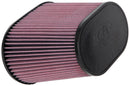 K&N Universal Rubber Filter 4in FLG 9IN x 5-3/4IN B / 7 x 4-1/2IN T / 7-1/2IN H-1