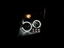 ANZO 2007-2012 Nissan Sentra Projector Headlights Black-11