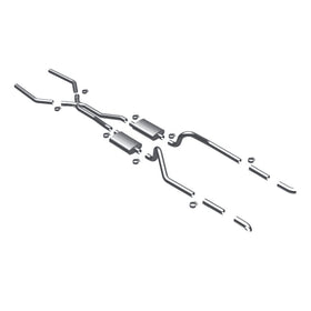 MagnaFlow SYS Cat-Back 67-70 Mustang 2.50inch w/Tru-X - 0
