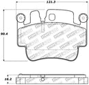 StopTech Performance 00-07 Porsche Boxster S / 06-07 Cayman / 99-05 911 Carrera Front Brake Pads-2